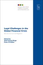 Legal Challenges in the Global Financial Crisis