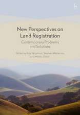 New Perspectives on Land Registration: Contemporary Problems and Solutions