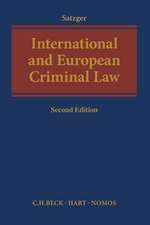 International and European Criminal Law