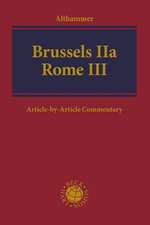 Brussels IIa - Rome III