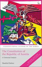 The Constitution of the Republic of Austria: A Contextual Analysis