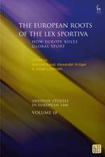 The European Roots of the Lex Sportiva