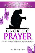 Back to Prayer