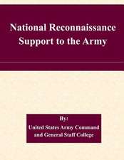 National Reconnaissance Support to the Army