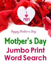 Mother's Day Jumbo Print Word Search