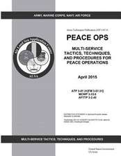 Army Techniques Publication Atp 3-07.31 Peace Ops Multi-Service Tactics, Techniques, and Procedures for Peace Operations April 2015