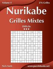 Nurikabe Grilles Mixtes - Difficile - Volume 4 - 276 Grilles