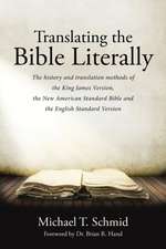 Translating the Bible Literally