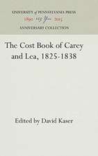 The Cost Book of Carey and Lea, 1825–1838