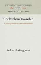 Cheltenham Township – A Sociological Analysis of a Residential Suburb