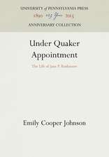 Under Quaker Appointment