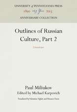 Outlines of Russian Culture, Part 2 – Literature