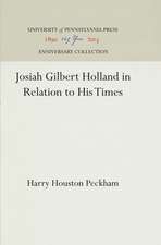 Josiah Gilbert Holland in Relation to His Times