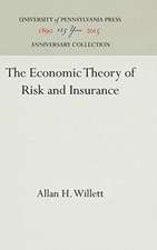 The Economic Theory of Risk and Insurance