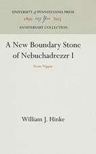 A New Boundary Stone of Nebuchadrezzr I – From Nippur