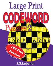 Large Print Codeword Puzzles 2