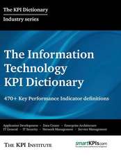 The Information Technology Kpi Dictionary