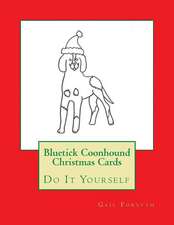 Bluetick Coonhound Christmas Cards