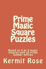 Prime Magic Square Puzzles