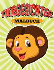 -Tiergesichter - Malbuch