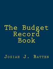 The Budget Record Book