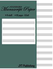 Manuscript Paper Standard 11 Stave - 110 Pages