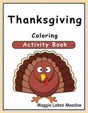 Thanksgiving Coloring Activity Book