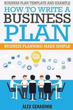 Business Plan Template and Example