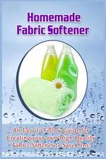 Homemade Fabric Softener