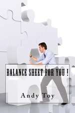 Balance Sheet for You !