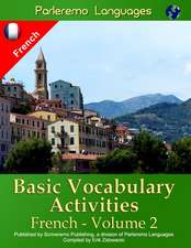 Parleremo Languages Basic Vocabulary Activities French - Volume 2