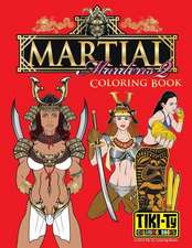 Martial Maiden Adult Coloring Book