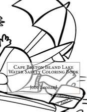 Cape Breton Island Lake Water Safety Coloring Book