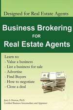 Business Brokering for Real Estate Agents