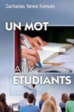 Un Mot Aux Etudiants