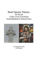 Bead Tapestry Patterns for Peyote Celtic Cross and Good Shepherd Stained