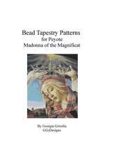 Bead Tapestry Patterns for Peyote Madonna of the Magnificat by Botticelli