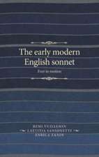 The early modern English sonnet