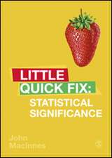 Statistical Significance: Little Quick Fix