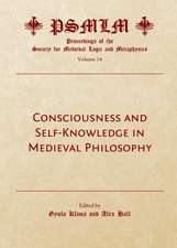 Consciousness and Self-Knowledge in Medieval Philosophy