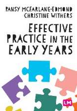 Effective Practice in the Early Years