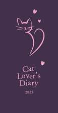 Cat Lover Deluxe Slim Diary 2025