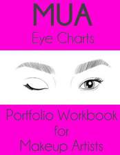 Mua Eye Charts Portfolio Workbook for Makeup Artists