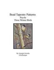 Bead Tapestry Patterns Peyote Three Winter Birds