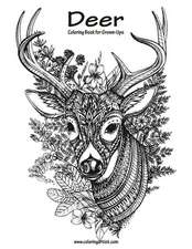 Deer Coloring Book for Grown-Ups 1