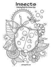 Insects Coloring Book for Grown-Ups 1