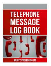 Telephone Message Log Book