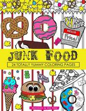 Junk Food Coloring Book