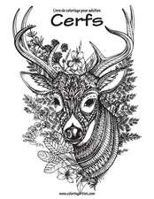 Livre de Coloriage Pour Adultes Cerfs 1