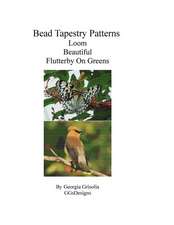 Bead Tapestry Patterns Loom Beautiful Flutterby on Greens